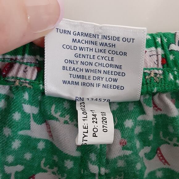 Vineyard Vines Flannel Pajama Pants Christmas Whales Rudolph Mens M Flannel - Picture 6 of 10